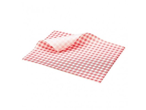 [54922] Duplex sheet paper Vichy pink HDPE 50x60cm 80gr 15kg