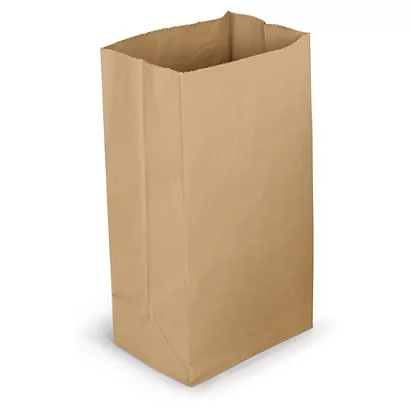 [54514] Sac papier SOS kraft brun 26x17x40cm