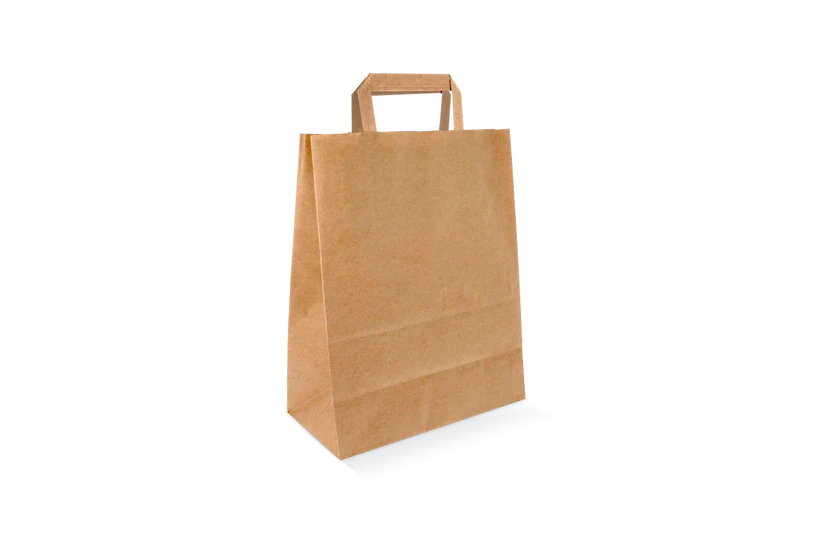 [1537] Bruine kraftpapieren zakken 70 gr. 22x11x28cm gerecycled