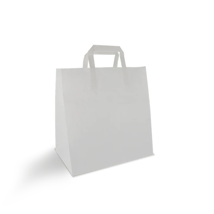 [54519] Witte papieren zakken 70 gr. 28x17x29cm 