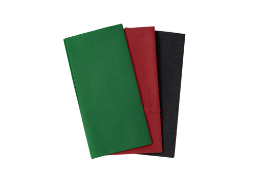 Serviette 2 plis 1/8 pli 40x40cm papier couleur 