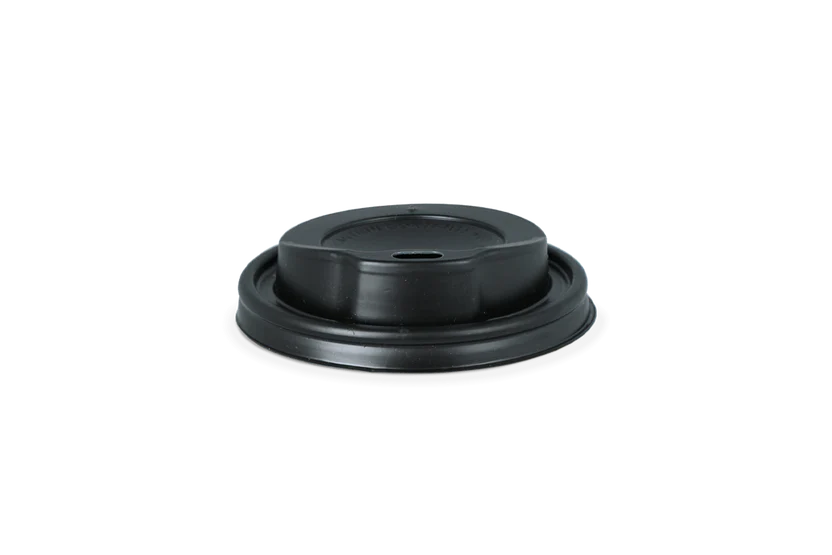[65935] Coffee cup lids black Ø80mm