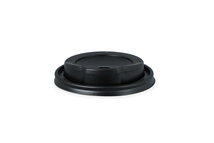 [65938] Zwarte koffiebeker deksels Ø90mm 