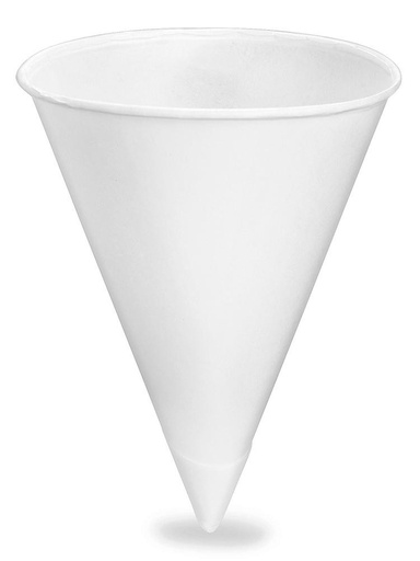 [65906] Paper cones (pointed cups) 115cc 4oz BIO