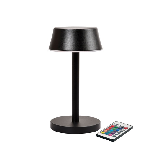 [6119] Lampe de table Duni LED Nour Noir 10x20cm