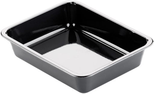 Menüschale 1 Fach schwarz Duniform 225x175x54mm 1500ml 