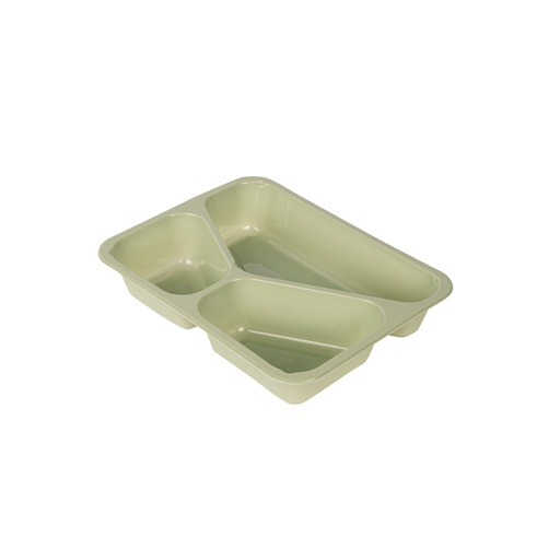 [66750] Menüschale 3 Fächer recyceltes PET Duniform 225x175x43mm 525/275/205ml